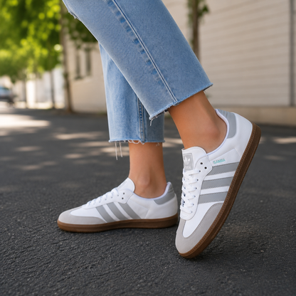 Zapatillas samba grises + Envio gratis