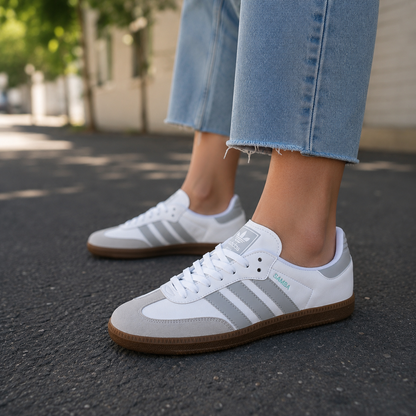 Zapatillas samba grises + Envio gratis